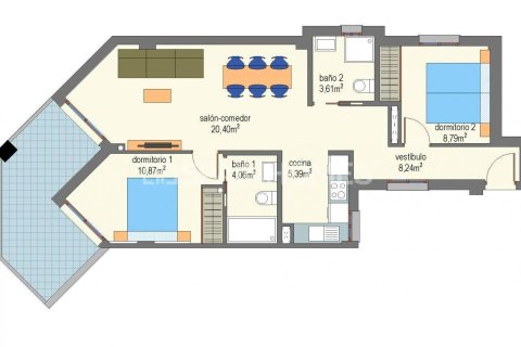 Huoneisto myytävänä Velez-Malaga, Malaga, Espanja, 2 makuuhuonetta, 58 m2 No. 121329 - kuva 19