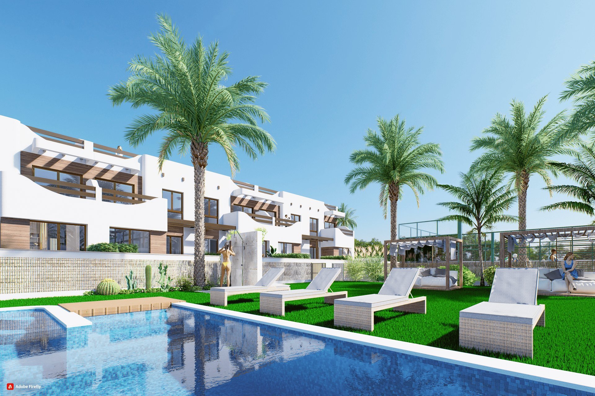 Huoneisto Torre de la Horadada, Alicante, Espanja 2 makuuhuonetta, 101 m2 No. 127671