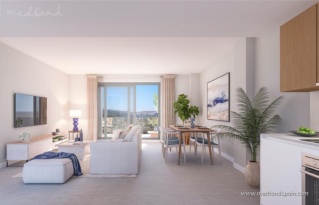 Apartamento en Manilva, Málaga, España 3 dormitorios, 140 m2 No. 124784