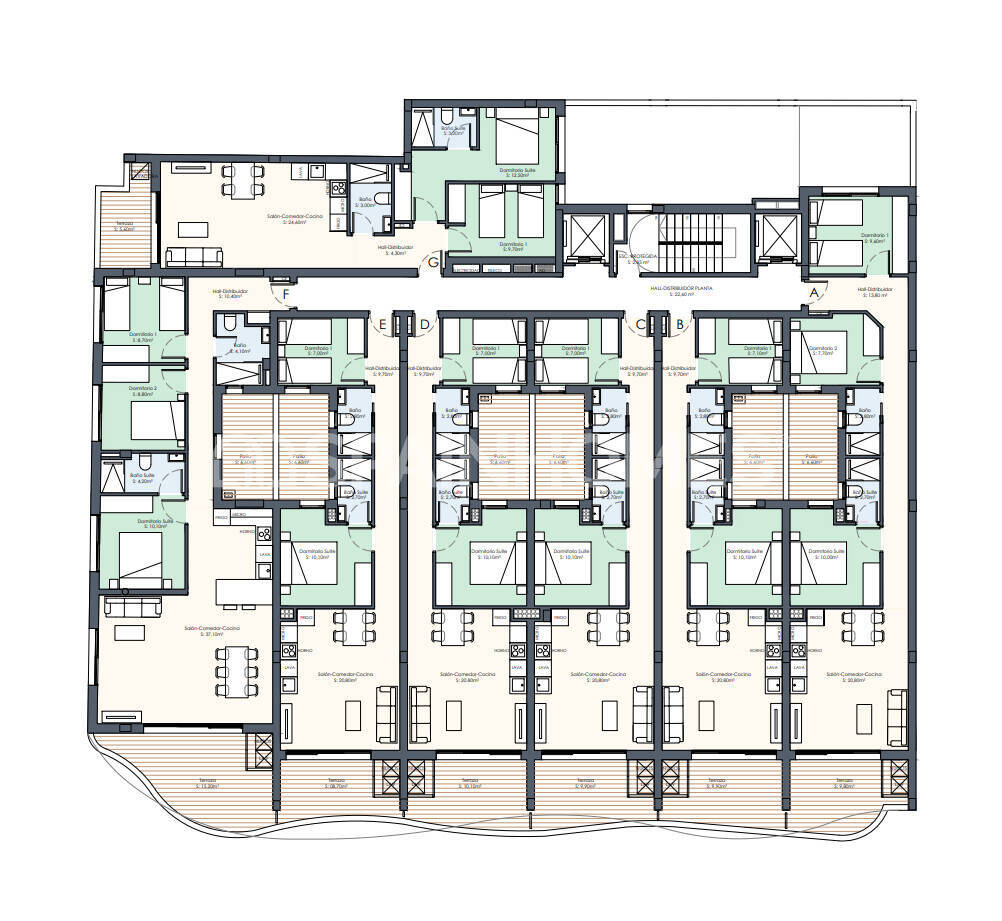 Dzīvoklis Torrevieja, Alicante, Spānijā 2 istabas, 57 m2 Nr. 121208