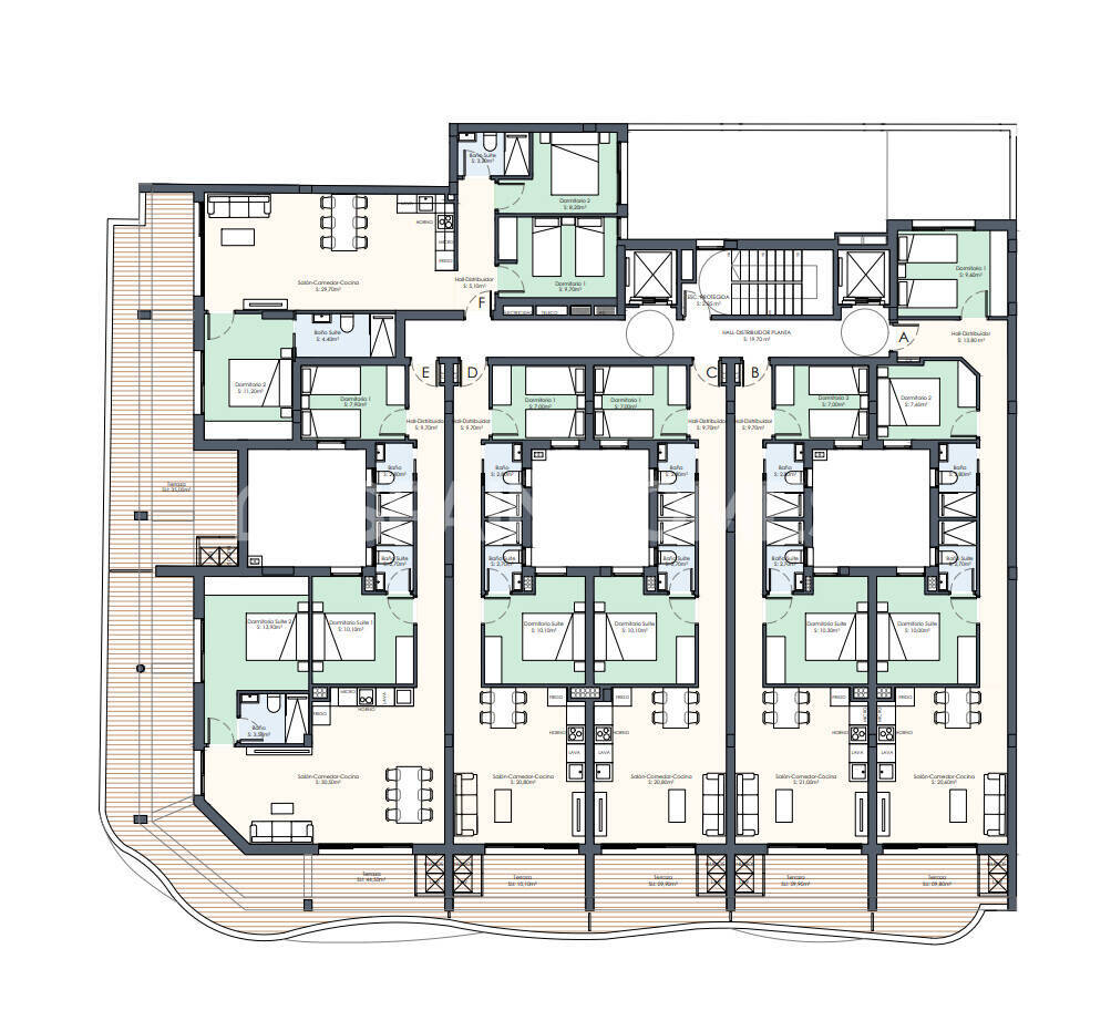Dzīvoklis Torrevieja, Alicante, Spānijā 2 istabas, 57 m2 Nr. 121208