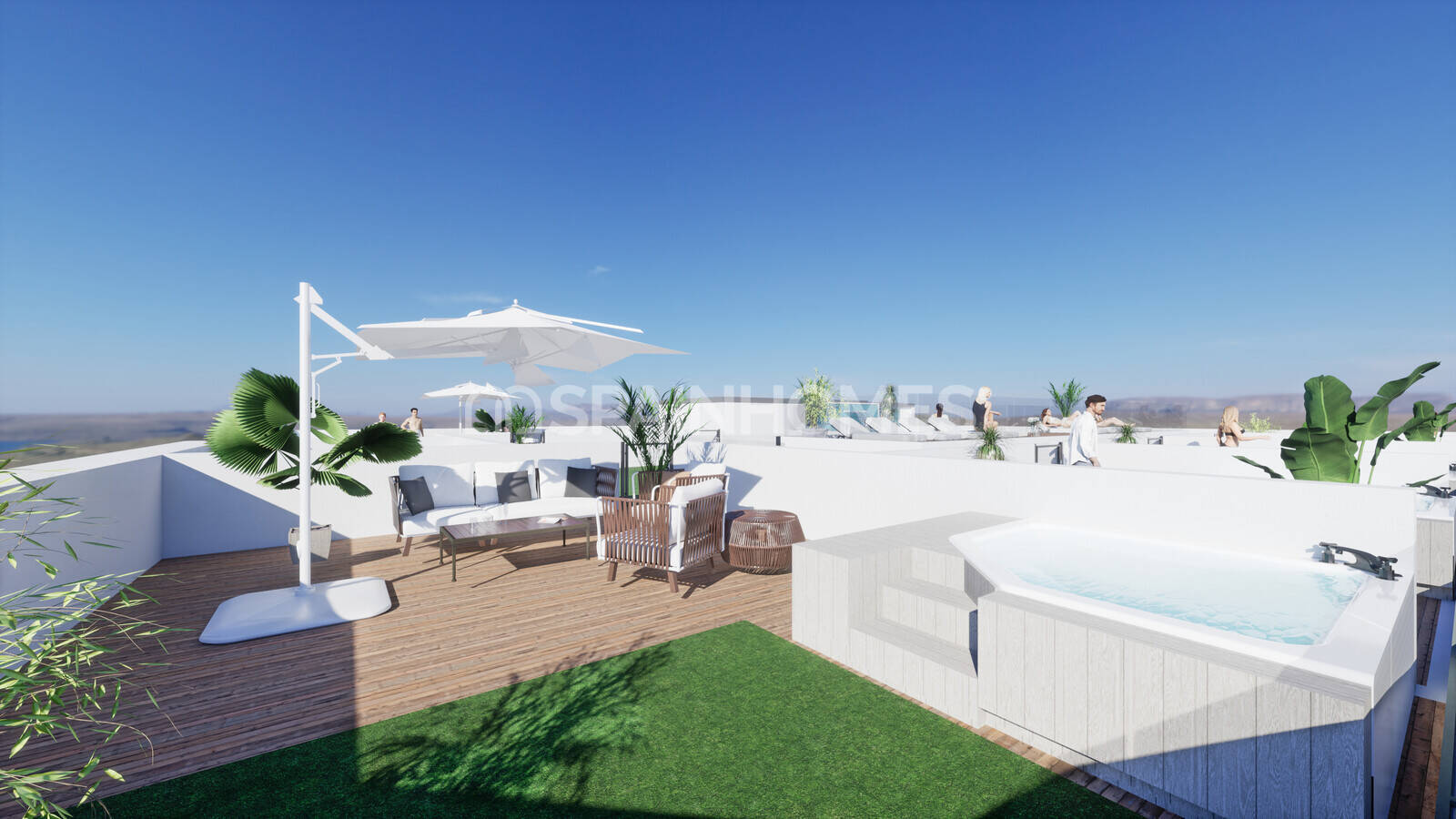 Пентхаус в Торревьеха, Аликанте, Испания 2 спальни, 53м2 №121209