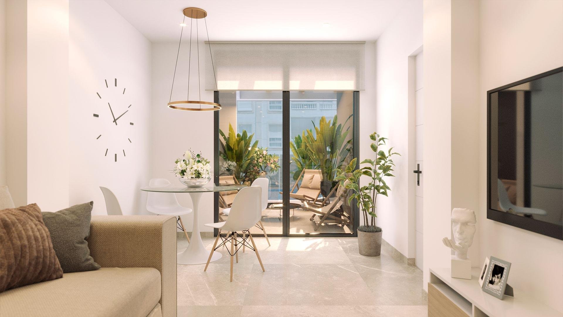 Ático en Torrevieja, Alicante, España 1 dormitorio, 75 m2 No. 128572