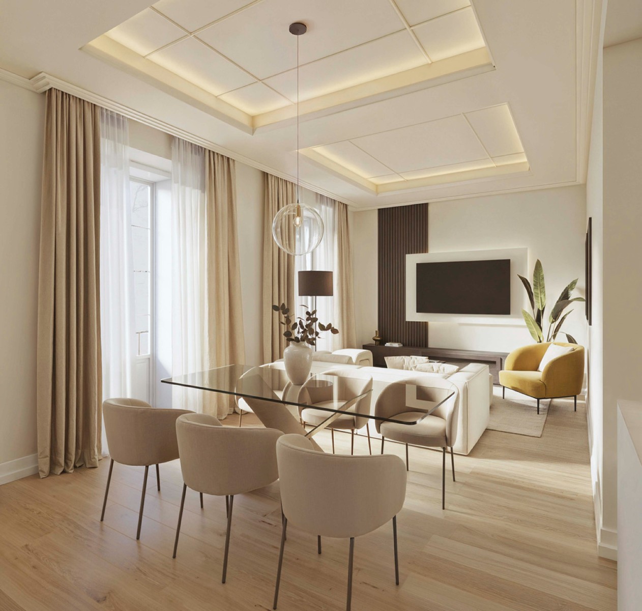 Apartment in Madrid, Spain 3 bedrooms, 146 sq.m. No. 122764