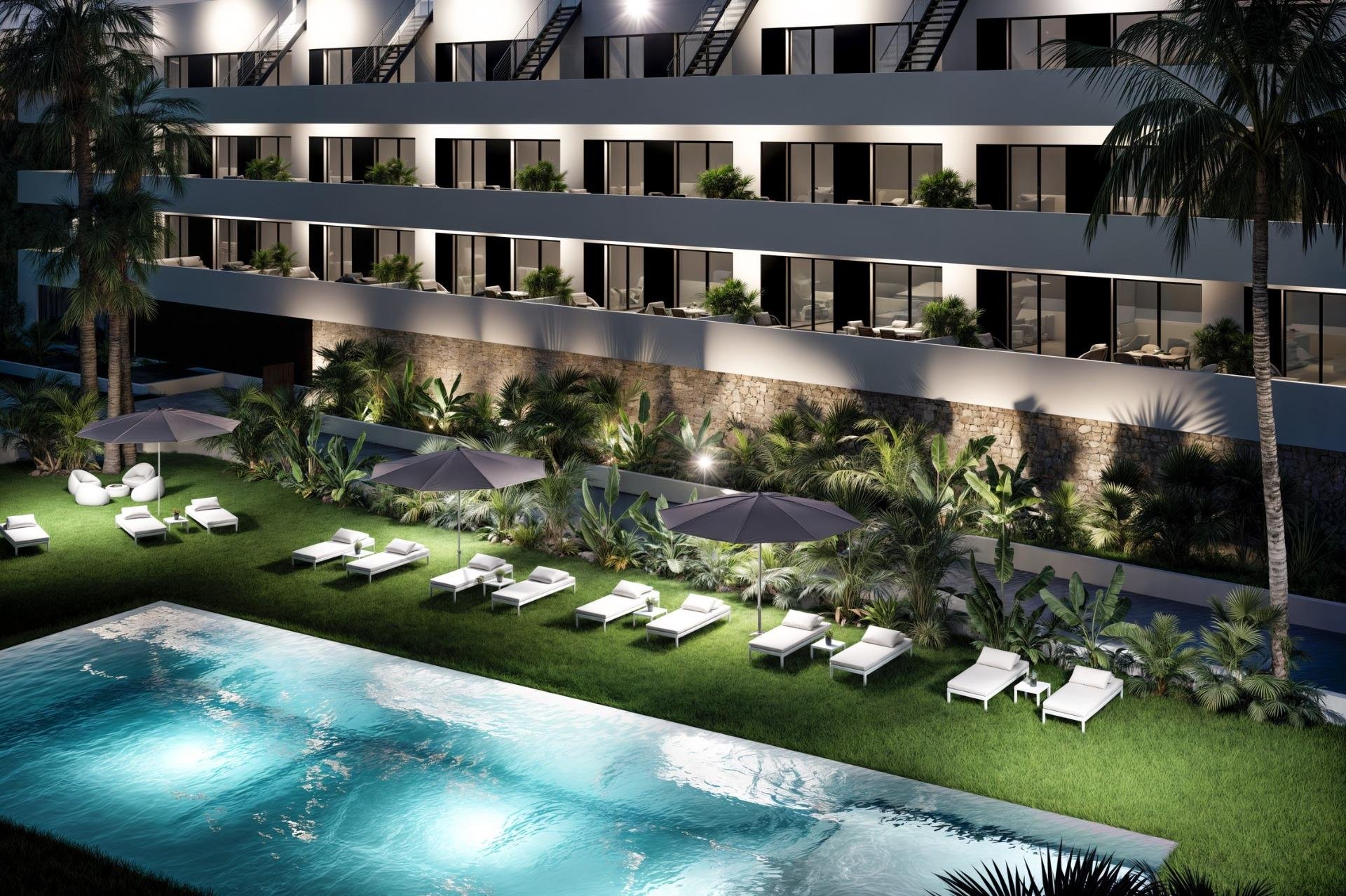 Apartment à Finestrat, Alicante, Espagne 2 chambres, 66 m2 No. 128442