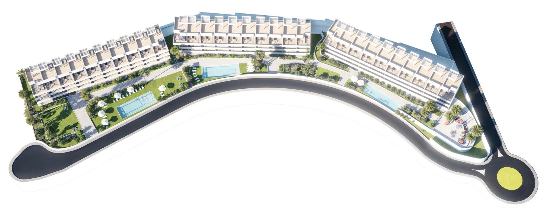 Apartment à Finestrat, Alicante, Espagne 2 chambres, 66 m2 No. 128442