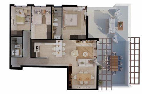 Apartament Vera, Almeria, Hiszpania 3 sypialnie, 94 mkw. nr 131745 – zdjęcie 6