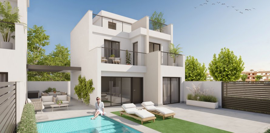 Penthouse Los Alcazares, Murcia, Spain 3 bedrooms, 269 sq.m. No. 132126