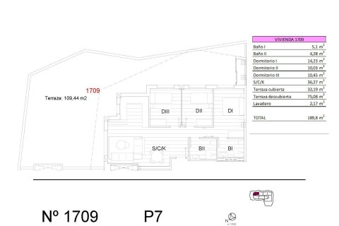 Apartament San Miguel de Salinas, Alicante, Hiszpania 3 sypialnie, 80 mkw. nr 131735 – zdjęcie 15