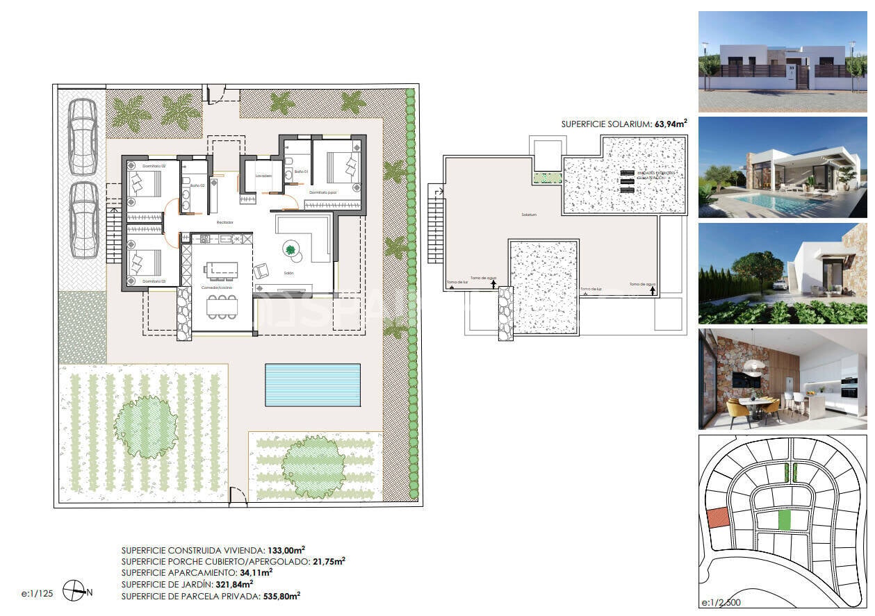 Villa à Fuente Alamo, Murcia, Espagne 3 chambres, 133 m2 No. 120572