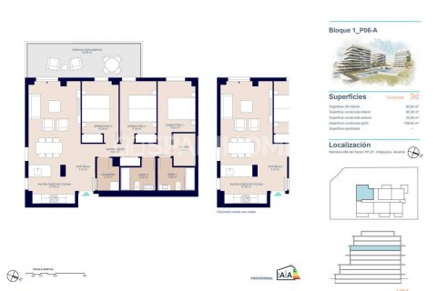 Penthouse for sale Villajoyosa, Alicante, Spain 3 bedrooms, 130 sq.m. No. 121002 - photo 15