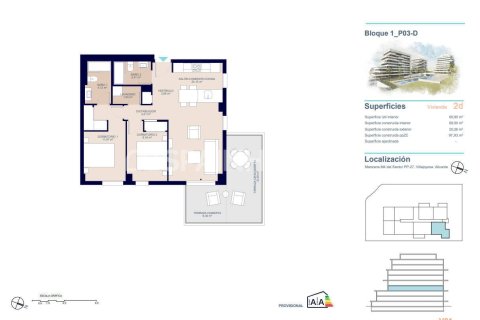 Penthouse for sale in Villajoyosa, Alicante, Spain 3 bedrooms, 130 sq.m. No. 121002 - photo 29