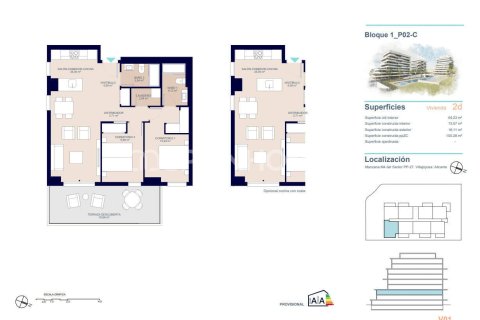 Penthouse w Villajoyosa, Alicante, Hiszpania 3 sypialnie, 130 mkw. nr 121002 – zdjęcie 26