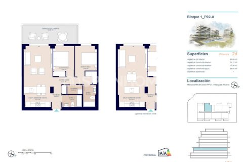 Apartment for sale in Villajoyosa, Alicante, Spain 3 bedrooms, 111 sq.m. No. 121001 - photo 25