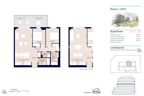 Appartamento in vendita a Villajoyosa, Alicante, Spagna 3 camere da letto, 111 mq. N° 121001 - foto 14