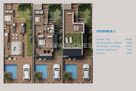Villa for sale San Pedro del Pinatar, Murcia, Spain 3 bedrooms, 174 sq.m. No. 120921 - photo 15