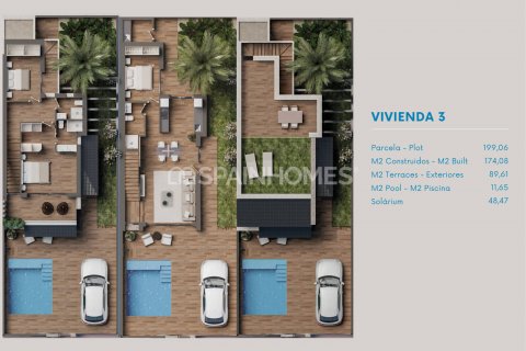 Villa for sale San Pedro del Pinatar, Murcia, Spain 3 bedrooms, 174 sq.m. No. 120921 - photo 17