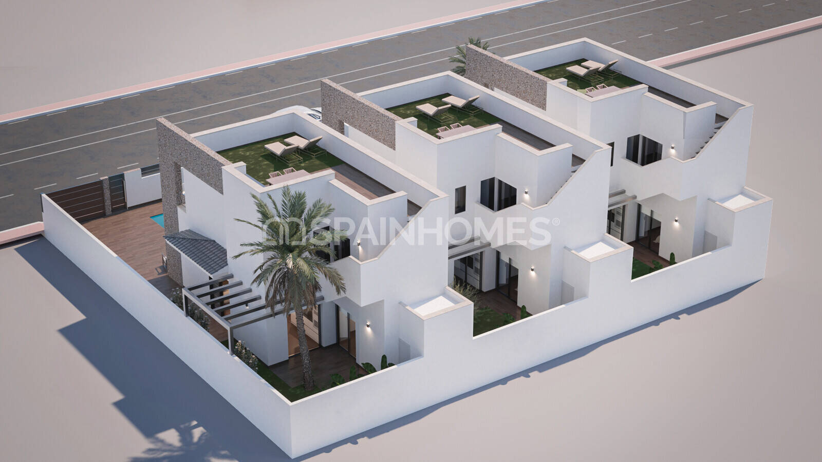 Villa i San Pedro del Pinatar, Murcia, Spanien 3 sovrum, 174 kvm. Nr. 120921
