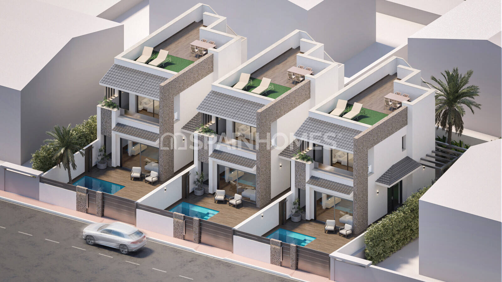 Villa i San Pedro del Pinatar, Murcia, Spanien 3 sovrum, 174 kvm. Nr. 120921