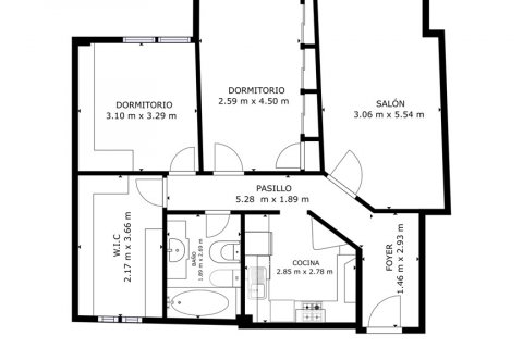 Apartament Madrid, Hiszpania 3 sypialnie, 93.6 mkw. nr 121541 – zdjęcie 28