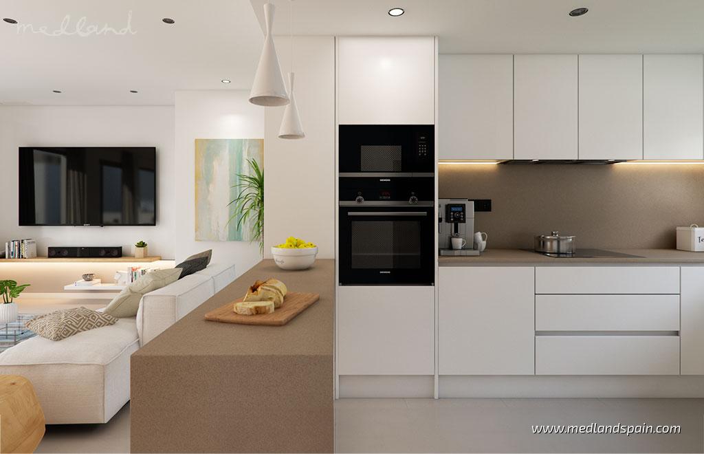 Apartment in Casares, Malaga, Spain 3 bedrooms, 134 sq.m. No. 121359