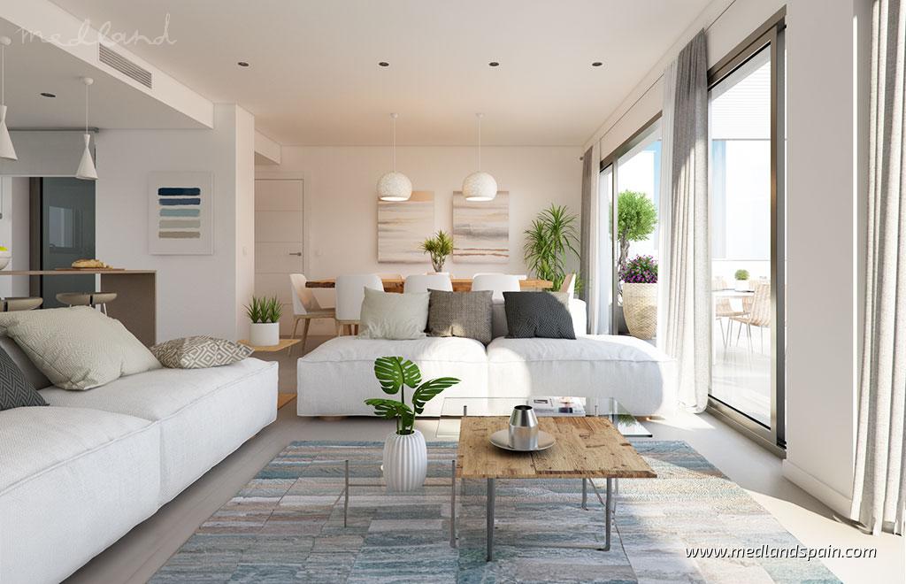 Apartment in Casares, Malaga, Spain 3 bedrooms, 134 sq.m. No. 121359