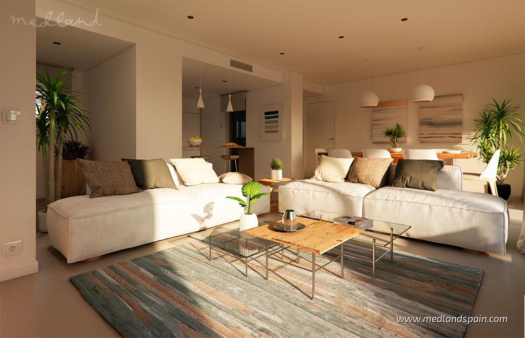 Apartment in Casares, Malaga, Spain 3 bedrooms, 134 sq.m. No. 121359