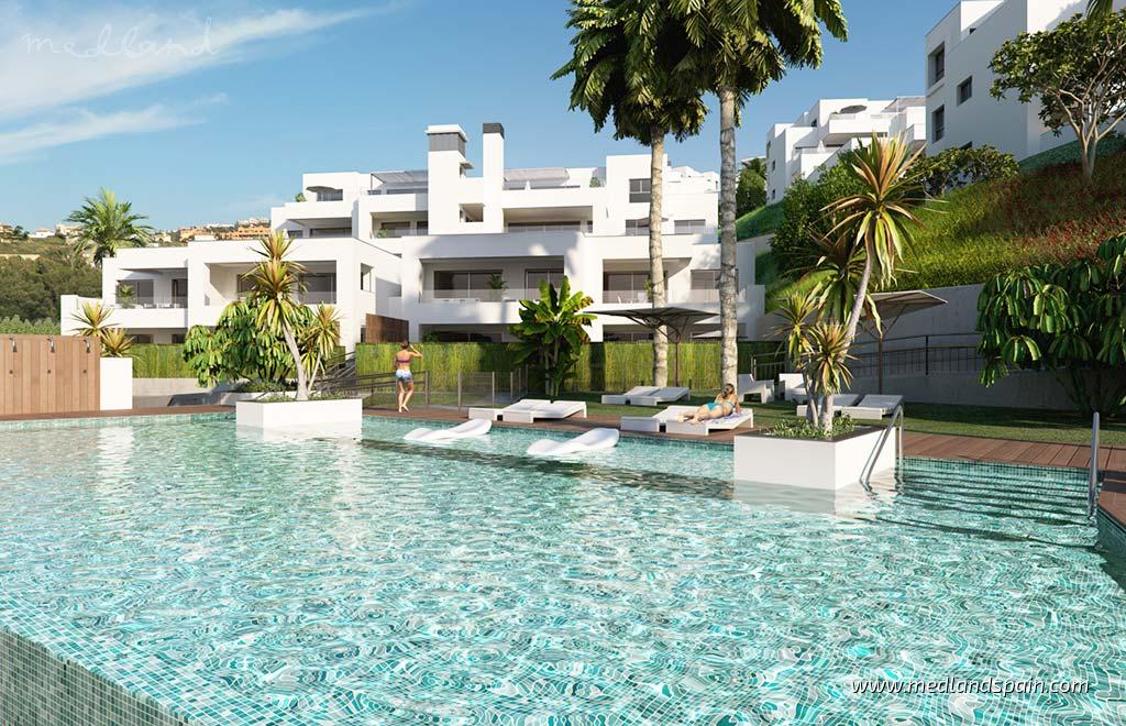 Apartment in Casares, Malaga, Spain 3 bedrooms, 134 sq.m. No. 121359