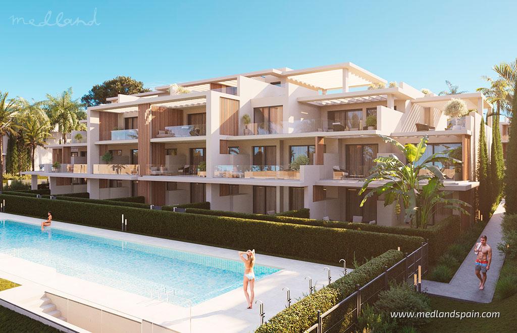 Apartamento en Estepona, Málaga, España 3 dormitorios, 140 m2 No. 129917