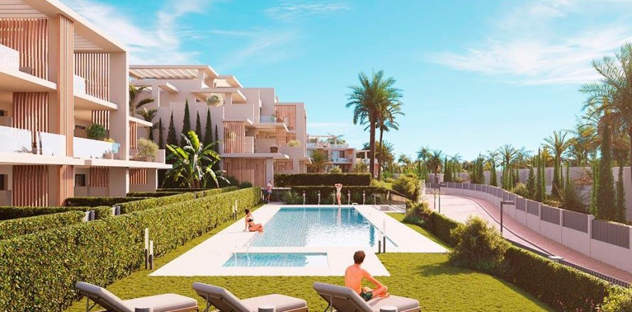 Lägenhet i Estepona, Malaga, Spanien 3 sovrum, 112 kvm. Nr. 129917