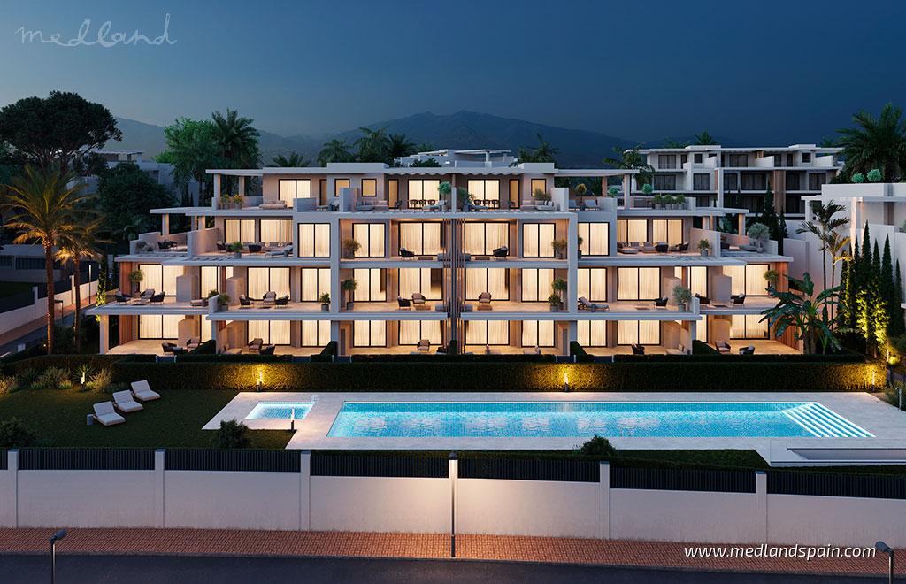 Apartamento en Estepona, Málaga, España 3 dormitorios, 140 m2 No. 129917