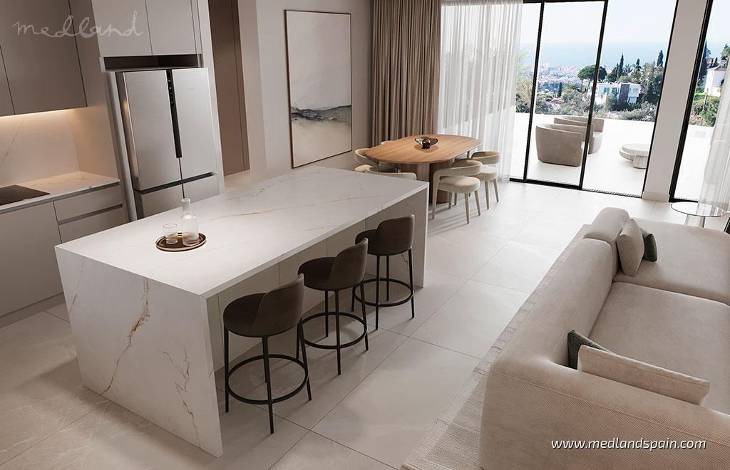 Appartamento a Estepona, Malaga, Spagna 3 camere da letto, 144 mq. N° 129918