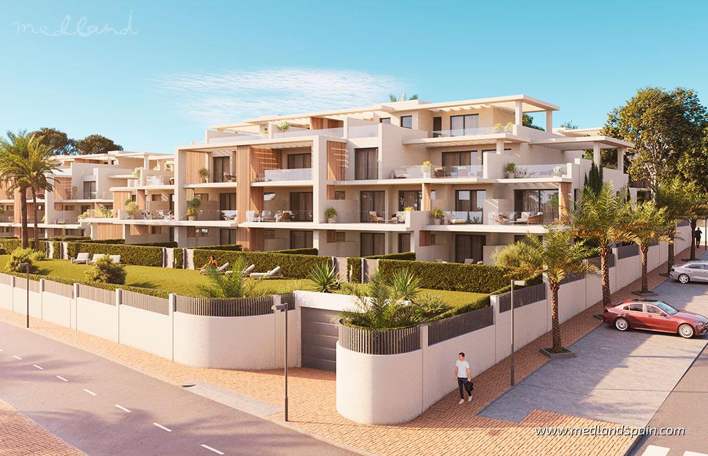 Appartamento a Estepona, Malaga, Spagna 3 camere da letto, 144 mq. N° 129918