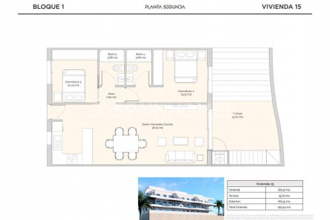 Huoneisto myytävänä Finestrat, Alicante, Espanja, 2 makuuhuonetta, 100 m2 No. 131258 - kuva 26