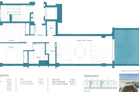 Kattohuoneisto myytävänä Mijas, Malaga, Espanja, 3 makuuhuonetta, 134 m2 No. 131322 - kuva 17