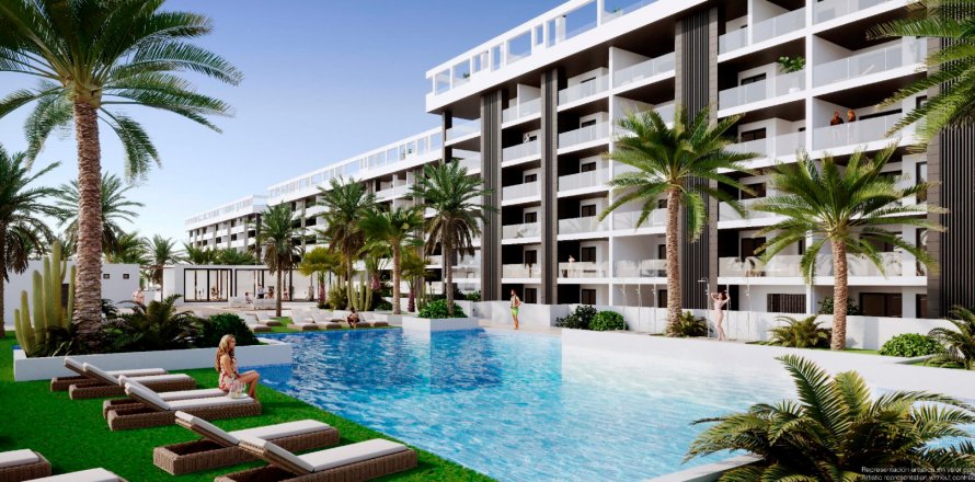 Квартира в Торревьеха, Аликанте, Испания 2 спальни, 65м2 №122925