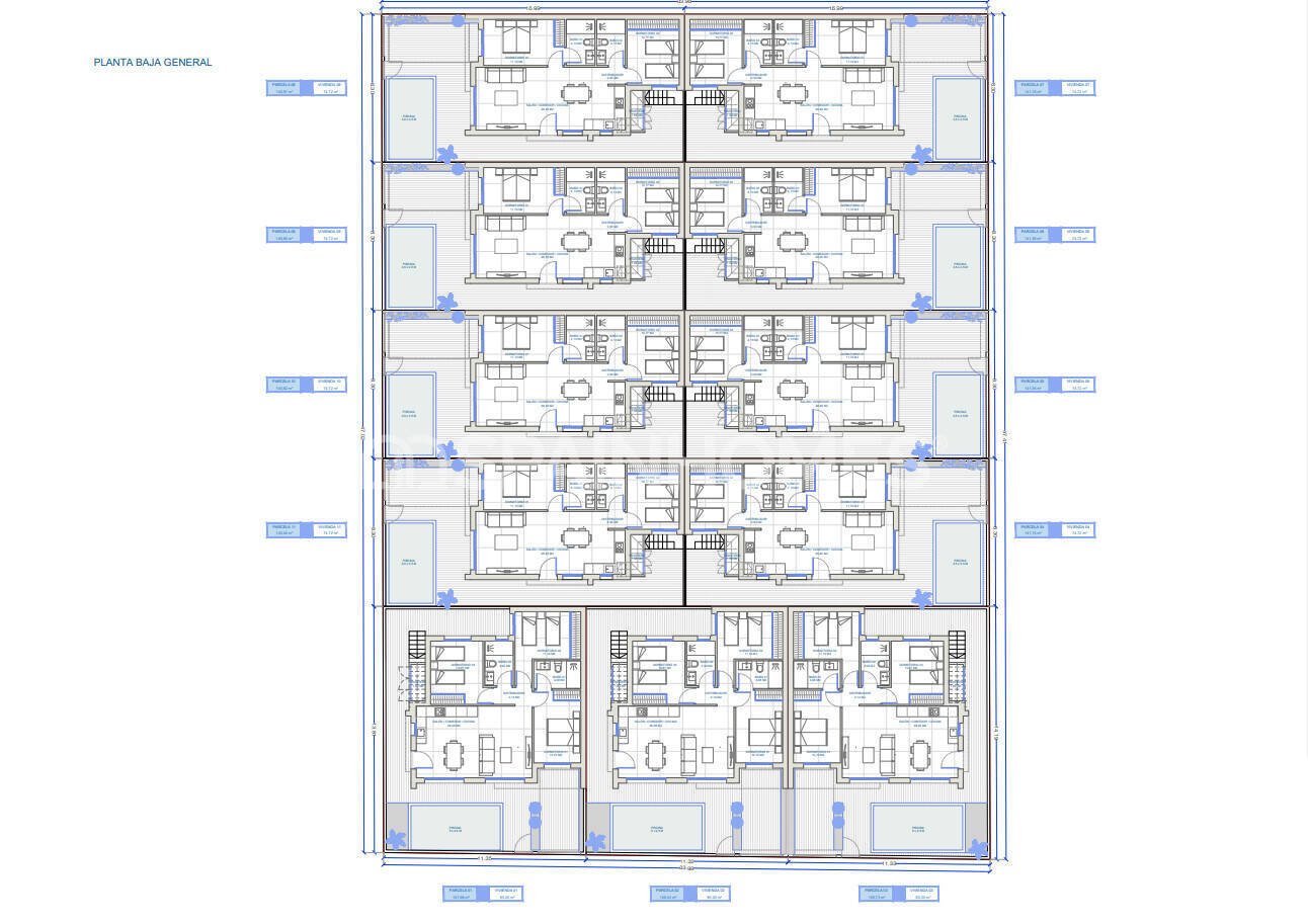 Villa à Torre-Pacheco, Murcia, Espagne 2 chambres, 74 m2 No. 120683