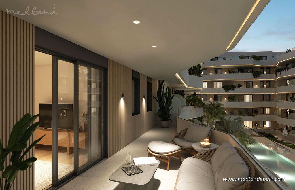 Wohnung in Mijas Costa, Malaga, Spanien 3 Schlafzimmer, 128 m2 Nr. 121365