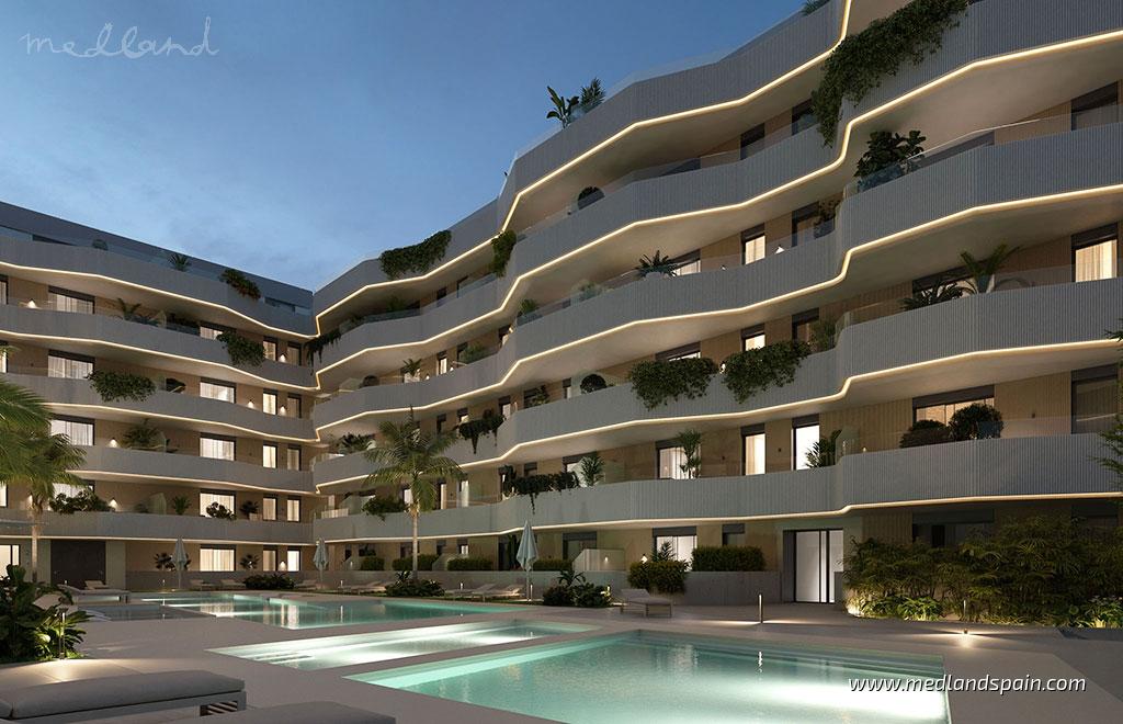 Wohnung in Mijas Costa, Malaga, Spanien 3 Schlafzimmer, 128 m2 Nr. 121365