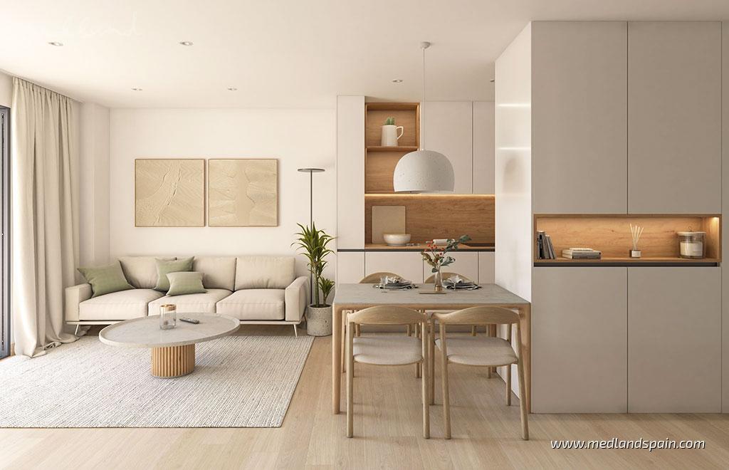 Wohnung in Mijas Costa, Malaga, Spanien 3 Schlafzimmer, 128 m2 Nr. 121365
