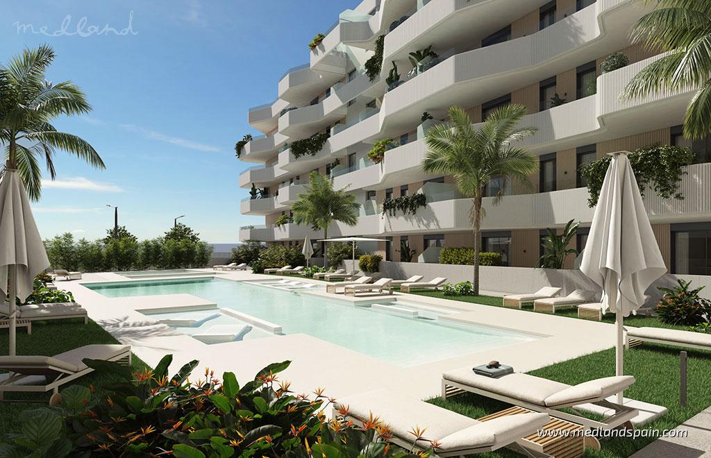 Wohnung in Mijas Costa, Malaga, Spanien 3 Schlafzimmer, 128 m2 Nr. 121365