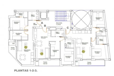 Продажа квартиры в Гуардамар-дель-Сегура, Аликанте, Испания 2 спальни, 62м2 №120638 - фото 9