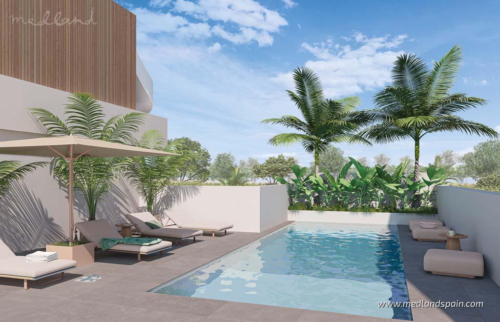 Villa Pilar de la Horadada, Alicante, Spānijā 3 istabas, 112 m2 Nr. 121391