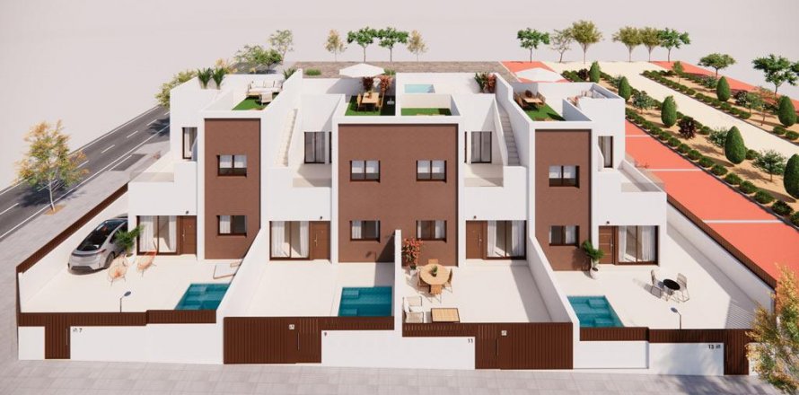 Таунхаус в Пилар де ла Орадада, Аликанте, Испания 3 спальни, 90м2 №122141