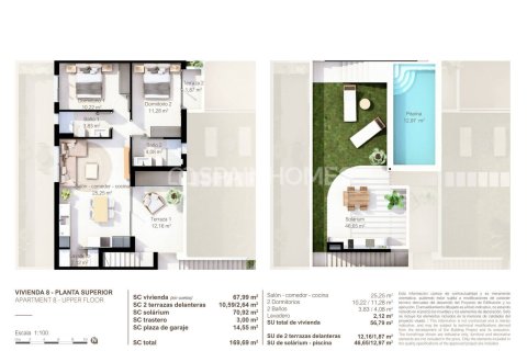 Продажа квартиры в Сан-Педро-дель-Пинатар, Мурсия, Испания 2 спальни, 70м2 №132876 - фото 26