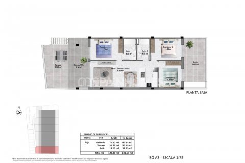 Продажа квартиры Пилар де ла Орадада, Аликанте, Испания 3 спальни, 87м2 №132877 - фото 17