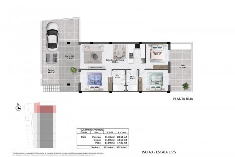 Продажа квартиры Пилар де ла Орадада, Аликанте, Испания 3 спальни, 87м2 №132877 - фото 12