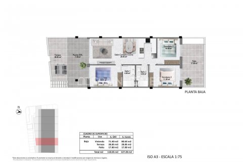 Продажа квартиры Пилар де ла Орадада, Аликанте, Испания 3 спальни, 87м2 №132877 - фото 16