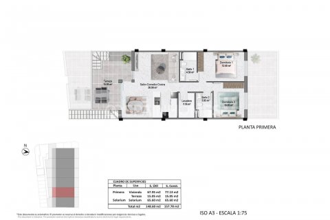 Продажа квартиры Пилар де ла Орадада, Аликанте, Испания 3 спальни, 87м2 №132877 - фото 22