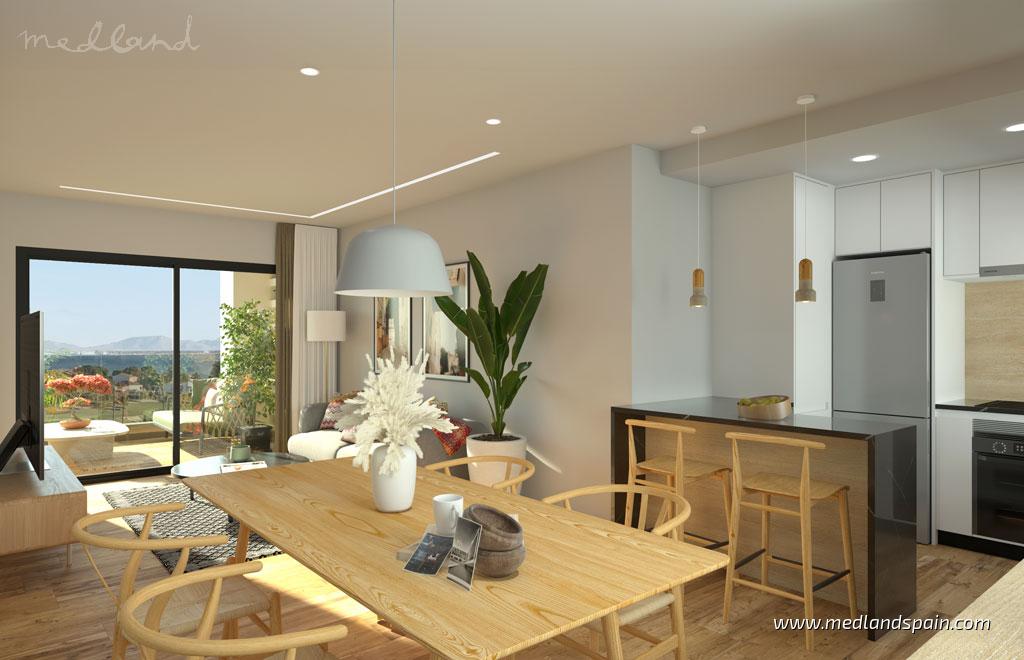 Apartamento en Los Alcázares, Murcia, España 3 dormitorios, 110 m2 No. 121692
